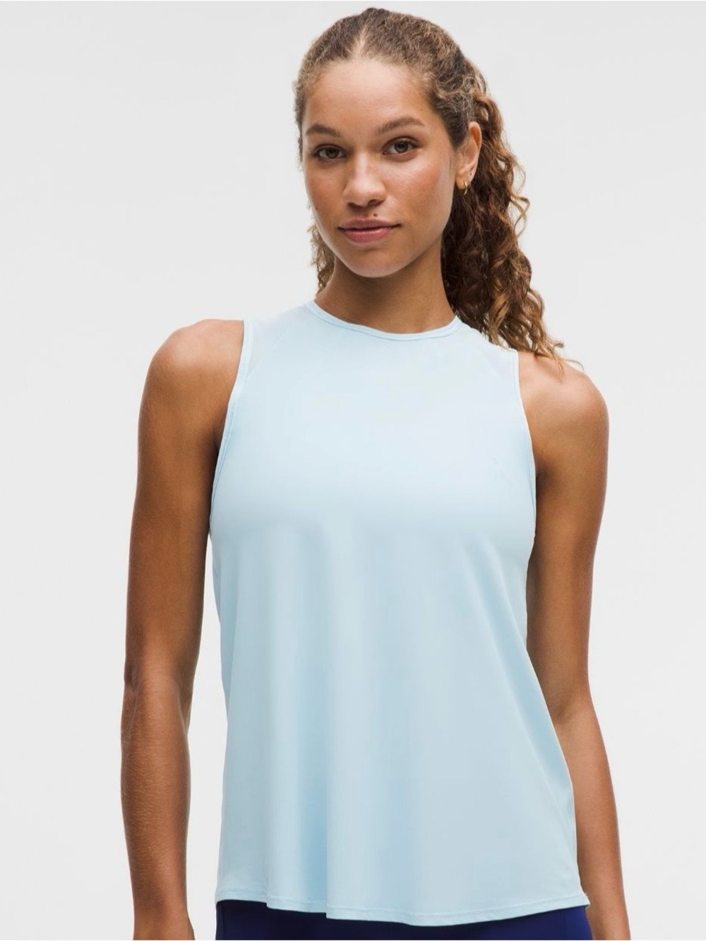 Lululemon Light Blue Sleeveless Performance Tank Top